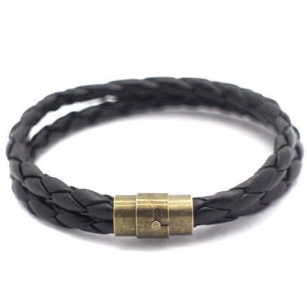 Pulseira de Couro Cod. 03777 - Universo Maschio