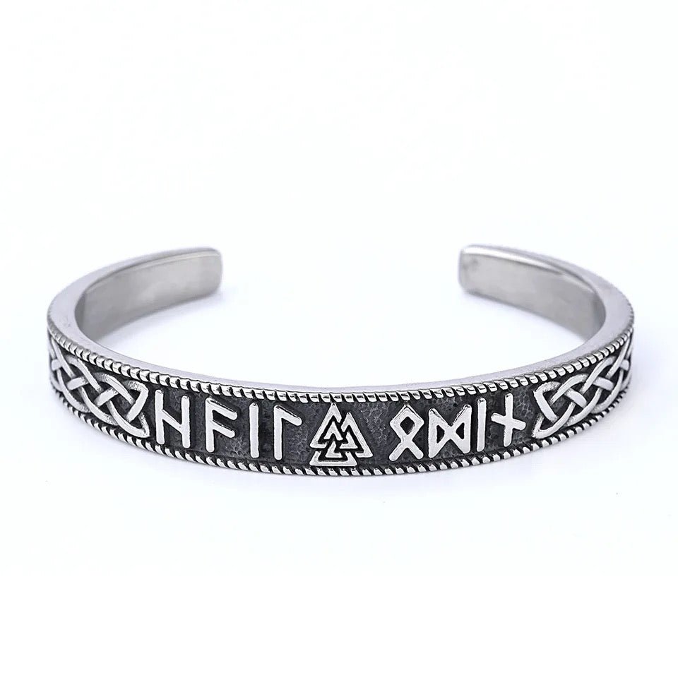 Pulseira Masculina Valknut - Universo Maschio