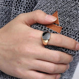Anel Masculino Elegance Dourado - Universo Maschio