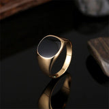Anel Masculino Elegance Dourado - Universo Maschio