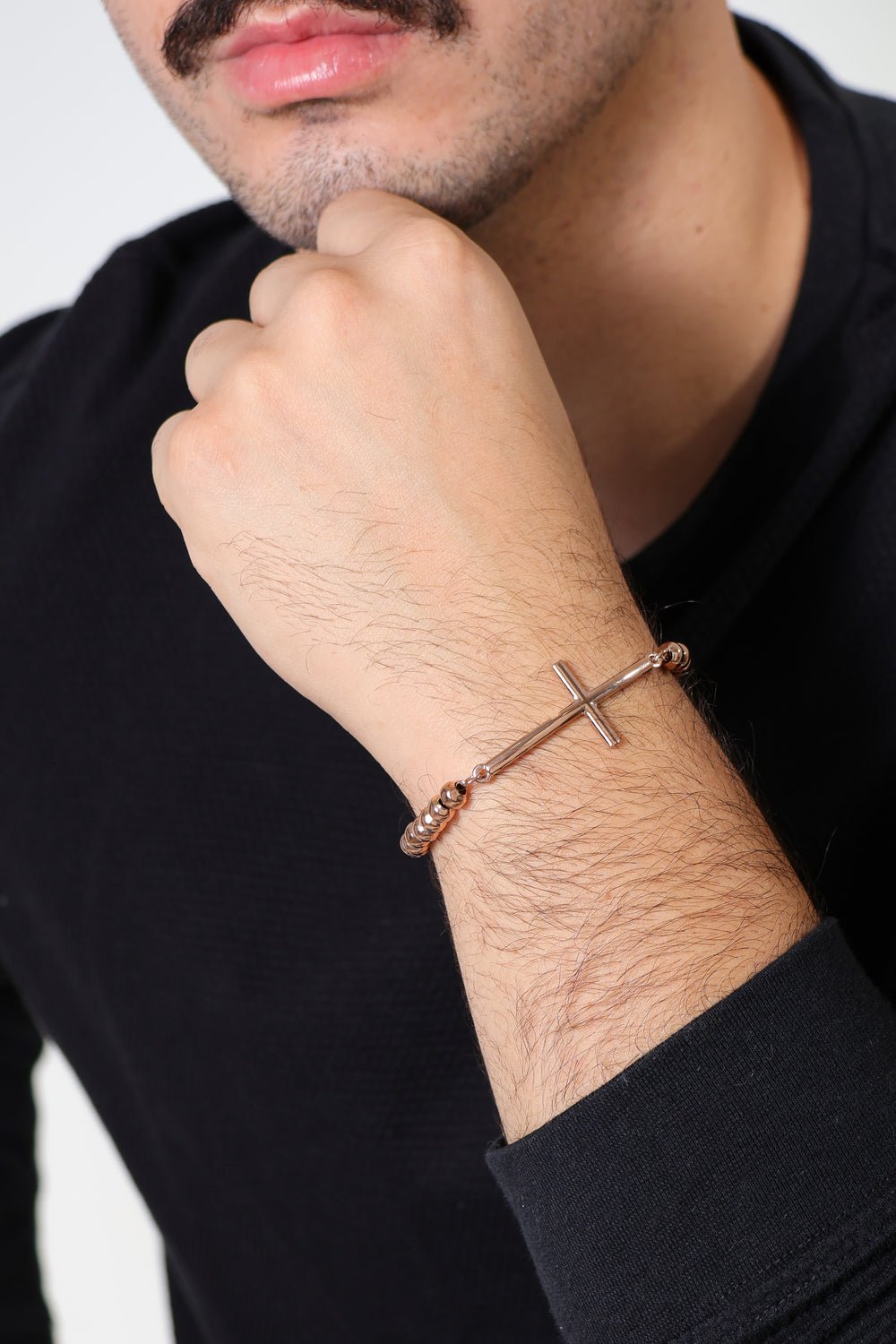 Pulseira Masculina Cruz - Universo Maschio